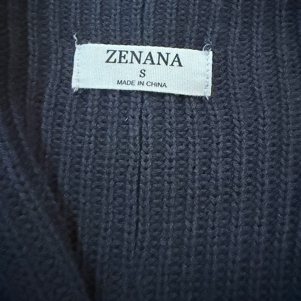 Zenana Cap sleeve Sweater with Pocket